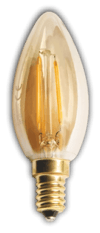 1 Adet CATA CT 4280 Led Rustik Ampul 4W Amber Işık  E14 Duy