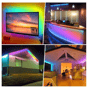 1 Adet CATA CT 4557 Rgb Şerit Led Set 5 Mt Rgb Led 3 Renk+Trafo+ Kumanda