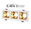 1 Adet CATA CT 5088 3 Lü Beyaz Rose Spot Kasası