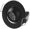 1 Adet CATA CT 5268 Ufo Yıldız 1.5W Sıva Altı Led Spot Siyah Kasa Gün Işığı 3200K