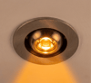 1 Adet CATA CT 5268 Ufo Yıldız 1.5W Sıva Altı Led Spot Satin Kasa Amber Işık