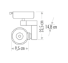 1 Adet CATA CT 5333 Babil Ledli Ray Spot 30W Beyaz Kasa 6400K Beyaz Işık