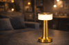 1 Adet CATA CT 8436 Denver Gold Kasa Şarjlı Masa Lambası 3 Renk