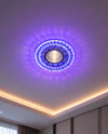 1 Adet NOAS YL65 1757 FLORA Led Çerçeveli 4000K + Mavi Yuvarlak Kristal Cam Spot Kasa