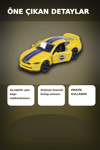 1 Adet Sarı-Lacivert 1:64 Die-Cast Metal Model Araba 7.5 cm Fenerbahçe Koleksiyon BX-313390