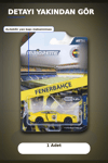 1 Adet Sarı-Lacivert 1:64 Die-Cast Metal Model Araba 7.5 cm Fenerbahçe Koleksiyon BX-313390