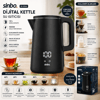 1.8l 1500w Plastik Kapak - Dokunmatik Ekran Dijital Kettle Su Isıtıcısı Kablosuz Kullanım Sk-8042 Bx40