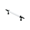 10 Adet Beyaz - Siyah Boru Kulp 9.6cm Bx40