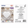 10 Adet Kalp Ledli Gece Lambası Gc-16 Bx40