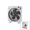10 İnç  Kutu Fan  Vantilatör  3 Kademe Hız   6 Plastik Kanat 38w  60dk.zaman Ayarlı Mtr-f610 Bx40