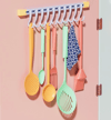 10 Kancalı Raylı Mutfak Ve Banyo Düzenleyici Askı 30 Cm Bx40