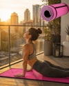 10 mm Egzersiz Matı Pilates Yoga Aerobik İçin Kaymaz Yüzey Kolay Temizlenebilir