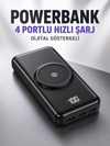 10.000 Mah Powerbank 4 Portlu Hızlı Şarj Dijital Göstergeli