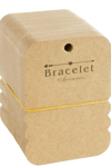 100 Adet Kraft Yan Bileklik Kartı - 7.5x10 cm Toka Boyu, Takı Organizeri BX-313745