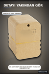 100 Adet Kraft Yan Bileklik Kartı - 7.5x10 cm Toka Boyu, Takı Organizeri BX-313745