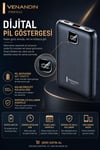 10000 mAh Dijital Göstergeli Hızlı Şarj Destekli Taşınabilir Powerbank