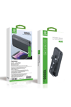 10000 Mah Micro Type-c Usb Lightning 4 Kablolu Hızlı Kablosuz Şarj Powerbank Bx40