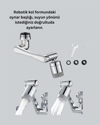 1080° Dönebilen Püskürtme Filtreli Musluk Başlığı Su Tasarruflu