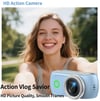 1080p Dijital Video Kamera (32gb) Kart Dijital Vlog Fotoğraf Makinesi Türkçe  Mavi