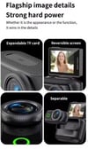 1080p Dijital Video Kamera (32gb) Kart Dijital Vlog Fotoğraf Makinesi  Türkçe  Siyah