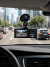 1080P Full HD Araç İçi Kamera WiFi Bağlantılı Çift Kameralı Geniş Açılı Araç Kayıt Kamerası