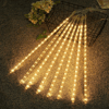 10'lu 45 Cm Plastik Meteor Led Usb 2m Kablo Sarı Renk Ağaç Işığı – Renk Değiştiren Asmalı Dekoratif Bahçe Ve Dış Mekan Aydınlatması Bx40