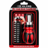 10ın1 Silikon Sap - Cr-v Cırcırlı Tornavida Bits Seti Ph1-ph2-ph-3 - Pz1-pz2-pz3 Manyetik Uç Tutucu Bx40
