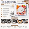 10pcs 20.5cm Ocak Zemini Koruyucu Alüminyum Folyo Bx40