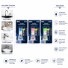 12 Adet Musluk Ucu Filtresi 2 Katmanlı - Taşlı - Pervaneli 360° 16-19mm Tüm Musluklara Bx40
