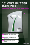 12 Volt Buzzer Sesli Kapı Zili Bx40 Tekli Paket - Düşük Voltajlı Kapı Zili BX-313579