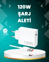 120 Watt Güçlü Hızlı Şarj Adaptörü Huawei P30 P40 Mate 20 Pro Uyumlu