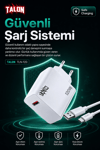 120W Hızlı Şarj Adaptörü Ve Kablo Seti Akıllı Çipli Güvenli Şarj Özellikli
