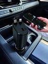 120W Hızlı Şarj Destekli 4'ü 1 Arada Araç Şarj Cihazı Type-C, Lightning, USB ve USB-C Çıkışlı