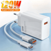 120W Turbo Saniye Göstergeli Hızlı Şarj Aleti Adaptör Kablo Set (MARKASİZ)