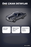 1:24 Metal Die-Cast 1970 Chevelle SS Araba - Açılır Kapı Kaput Bagaj, Lisanslı 19 cm BX-313809
