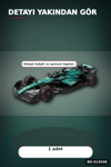 1:32 Aston Martin F1 Metal Diecast Model Araba - Çek Bırak Oyuncak, Koleksiyon BX-313638