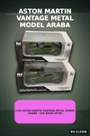 1:32 Metal Aston Martin Vantage Çek Bırak Araba - Diecast Model, Koleksiyonluk Oyuncak BX-313509