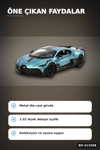 1:32 Ölçek Bugatti Divo Metal Diecast Model Araba - Çek Bırak Özellikli, Lisanslı BX-313508