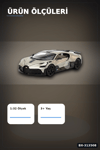 1:32 Ölçek Bugatti Divo Metal Diecast Model Araba - Çek Bırak Özellikli, Lisanslı BX-313508