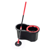 13lt - Siyah - Şirink Otomatik Dönerli Kova Mop Temizlk Seti Bx40