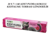 140 Adet Kedi - Evcil Hayvan  Kumu Torbası Pratik Pudra Kokulu  Büzgülü - Extra Güçlü 82x50cm Bx40