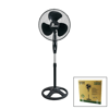 16 İnç Ev Tipi Ayaklı Vantilatör 45w - 90 Derece - 3 Pls Pervane - 3 Kademe Hız  Mtr-f150 Bx40