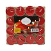16 Parça  Kırmızı Tea Light Yuvarlak Mum Bx40