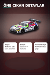 1/64 Diecast Mercedes-AMG GT3 Yarış Arabası - 2025 Bathurst 12h GruppeM Racing 3 Pilot BX-313343