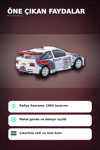 1/64 Metal Ford Escort RS Cosworth WRC 1994 Sanremo Maketi - Koleksiyonluk Model BX-313345