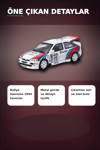1/64 Metal Ford Escort RS Cosworth WRC 1994 Sanremo Maketi - Koleksiyonluk Model BX-313345