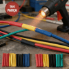 164 Parça Isı İle Daralan Makaron Seti – Elektrik Kablo İzolasyon & Koruma Kılıfı, Renkli Shrink Tube Set Bx40
