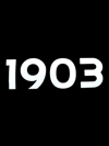 1903 Yazılı Oto Sticker Beyaz 20x7cm