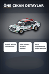 1978 Portekiz Rallisi Galibi 1/64 Fiat 131 Abarth Diecast Model Araba Koleksiyonluk BX-313350