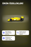 1987 Monaco GP Birincisi Ayrton Senna Lotus 99T #12 1/64 Olcekte Model Araba BX-313381